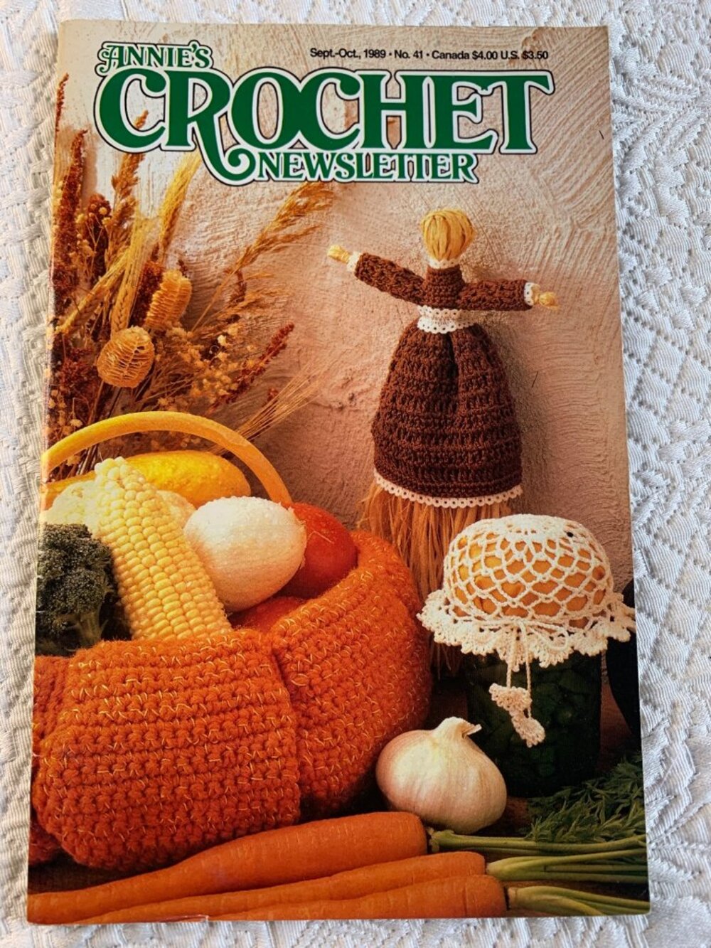 Annie's Crochet Newsletter Sept Oct 1989 Magazine